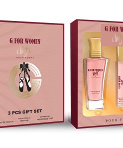 Set cadou parfum dama G For Woman, 3 piese