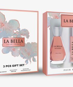 Set cadou parfum dama La Bella, 3 piese