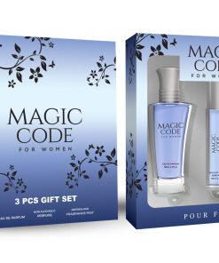 Set cadou parfum dama Magic Code, 3 piese